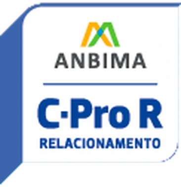 Selo da certificação C-PRO R da ANBIMA